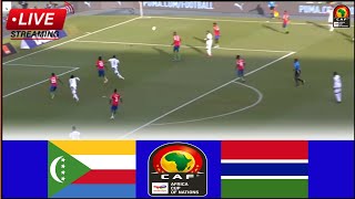 🔴LIVE  Comoros vs Gambia • Live Stream Africa Cup Of Nations Qualifiers GroupA Match Analysis [upl. by Stephen79]