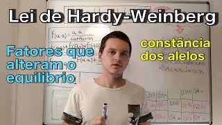 Lei de HardyWeinberg Genética de população  Curso de genética  Medicina passo a passo [upl. by Winfield66]