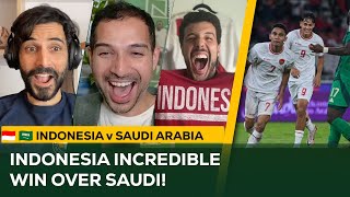 Indonesia INCREDIBLE Victory over Saudi Arabia  AFC Asia World Cup Qualifier Match Reaction [upl. by Yaja]