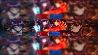 SOUSEI NO ONMYOUJI  Anime Banner Template 34 [upl. by Nnaegroeg]