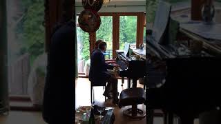 90th Birthday party  piano duet with the birthday boy [upl. by Schiro]