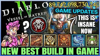 Diablo 4  New Best Patch Buffed GAME BREAKING Spiritborn Build  OP S6 INFINITE Razor Wings Guide [upl. by Itteb]