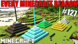 I Made One of Every Beacon In Minecraft  Minecraft Survival Series Hindi 127 [upl. by Robby]