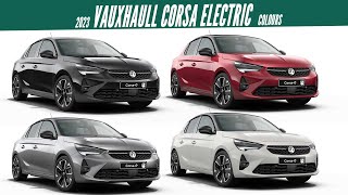 2023 Vauxhall Corsa Electric  All Color Options  Images  AUTOBICS [upl. by Asserac]