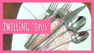 New Fancy Flatware Unboxing Zwilling JA Henkels Opus Review [upl. by Syhr]