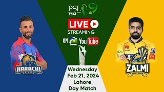 🔴 LIVE  PSL 9  Karachi Kings vs Peshawar Zalmi  PSL 9 Match 6th  KK VS PZ  Geo Super [upl. by Artinad]