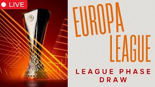 Europa League  League Phase Draw  Live Reaction [upl. by Alegnad763]