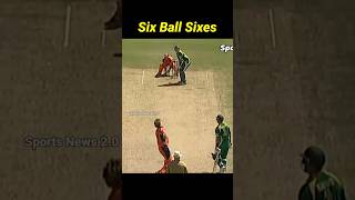 International 1st Six Balls Sixes  cricket sixballssixes shorts [upl. by Nirhtak]