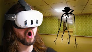 I Explored The Backrooms in VR it was a mistake [upl. by Lyreb]