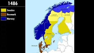 History of Scandinavia Every Year v2 [upl. by Ahsiya]