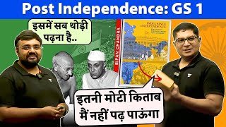 How to cover Bipan Chandra India Since Independence Book  UPSC GS 1  Murnal Patel amp Pratik Nayak [upl. by Madelena]