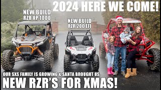 Christmas SXS Surprise Polaris RZR XP 1000 Ultimate amp RZR 200 EFI  Our New UTV Builds for 2024 [upl. by Joya]