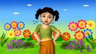 Chubby Cheeks Dimple Chin  3D Animation Nursery rhyme for children with Lyrics [upl. by Asina989]