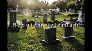 Requiem aeternam Mode VI Plain Chant in Latin [upl. by Ennaeerb]