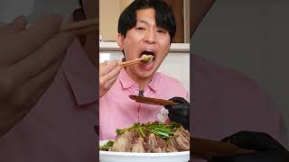 소꼬리찜 생간 煮テール 生レバー Boiledbeeftailed rawliver mukbang 咀嚼音韓国 koreanfood realsound [upl. by Supen]