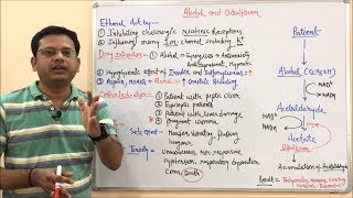 Alcohol amp Disulfiram Part 2 Final  Disulfiram Mechanism of Action Contraindication amp Interaction [upl. by Morgana]