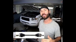 2006 Honda Ridgeline CV Axle Replacement  Drivers Side [upl. by Ahsaetal]