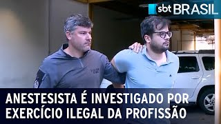 Anestesista preso é investigado por exercício ilegal da profissão  SBT Brasil 210123 [upl. by Saidnac468]