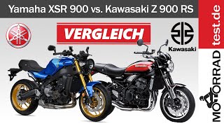 Yamaha XSR 900 vs Kawasaki Z 900 RS  Vergleich der beiden schicken RetroBikes aus Japan [upl. by Reivaxe728]