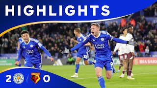 VARDY DOUBLE ⚽ ⚽  Leicester City 2 Watford 0 [upl. by Cran]