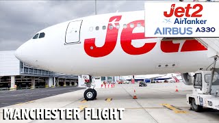 4K Jet2 Airtanker Airbus A330200 Flight Tenerife South  Manchester Airport [upl. by Ilocin]