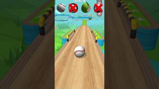 3 balls Vs apple 🍏 balls goingballs goingballsshorts games goingballsgameplay shorts [upl. by Elocyn202]