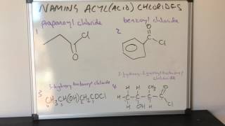 AcylAcid Chlorides Intro [upl. by Sue]