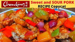 SWEET and SOUR PORK Ala CHOWKING l BEST Fast Food HACK  EASY RECIPE [upl. by Obala805]