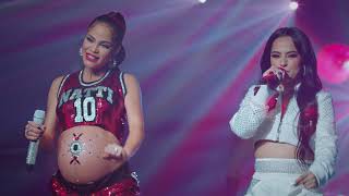 Natti Natasha x Becky G  Ram Pam Pam  Live On The Tonight Show Starring Jimmy Fallon [upl. by Abixah]