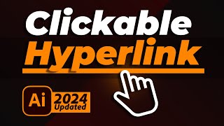 Insert Clickable Hyperlink in Adobe Illustrator  2024 UPDATED Tutorial [upl. by Atinehc]