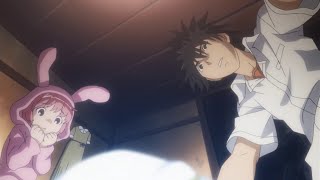 A Certain Magical Index Dub  Touma brings Index to Komoes apartment [upl. by Elocan288]