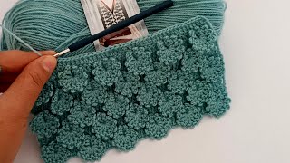 PERFECT❗very beautiful and simple crochet blanket scarf bedspread Pattern [upl. by Notnef121]