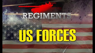 US FORCES  Regiments Skirmish Gameplay 2 Hard AI Frontline [upl. by Elleined]