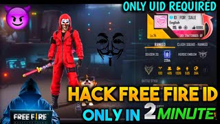 Free Fire ID Hack Kaise Kare  How To Hack Free Fire Id  Free Fire Hacked Id Recover  FF id hack [upl. by Retxab]