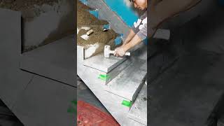 The process of installation stair step tile Machinery smartwork technology goodtools short [upl. by Rosalba15]