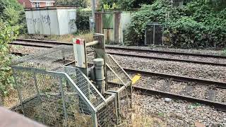 Abandoned Uttoxeter West Level Crossing Staffordshire 21092024 [upl. by Lahpos]