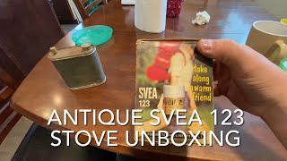 Antique SVEA 123 Cookstove [upl. by Kciredec]