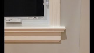 How to Make Window Sills amp Apron  Woodworking Finish Carpentry [upl. by Saxela545]