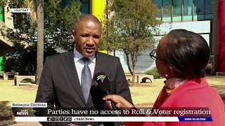 Botswana Elections  Opposition not granted access to voters roll registration Adv Duma Boko [upl. by Noj]