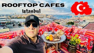 Rooftop Cafes In Istanbul  Seven Hills Cafe  Taht Istanbul  Nova Cafe [upl. by Casey]