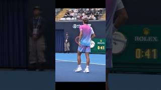 Cobolli huge backhand🤯tennis cobolli shorts [upl. by Victorie114]