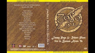 Jimmy Page amp Robert Plant 19960125 Buenos Aires Argentina  Ferrocarril Oeste Stadium PRO [upl. by Westley]