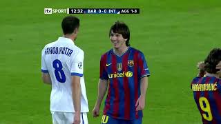 Barcelona vs Inter Milan Semi Final 2nd Leg UEFA Champions League Wednesday 28th April 2010 [upl. by Arrek943]