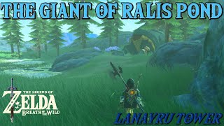 The Giant of Ralis Pond Side Quest  Zelda Breath of the Wild [upl. by Boyes701]