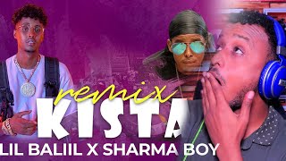 SHARMA BOY FT LIIL BALIIL WAX CUSUB OO LABAAY LEH REMIX KISTA SONG REACITON BY HASSAN SOYA [upl. by Earazed]