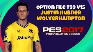 NEW OPTION FILE T99 PATCH V15 SEASON 2024  TRANSFER UPDATE FEBRUARY  JUSTIN HUBNER Join [upl. by Llevaj965]