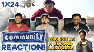 Community  1x24  quotEnglish as a Second Languagequot  REACTION  REVIEW [upl. by Leanatan885]