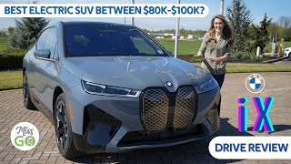 BMW iX xDrive50 Complete Review  Most Luxurious Electric SUV under 100k [upl. by Terriss]