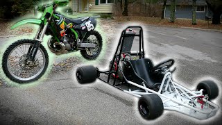 50HP Shifter Kart from Dirtbike FULL Timelapse [upl. by Arimaj]