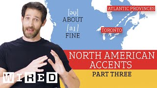 Accent Expert Gives a Tour of North American Accents  Part 3  WIRED [upl. by Truk246]